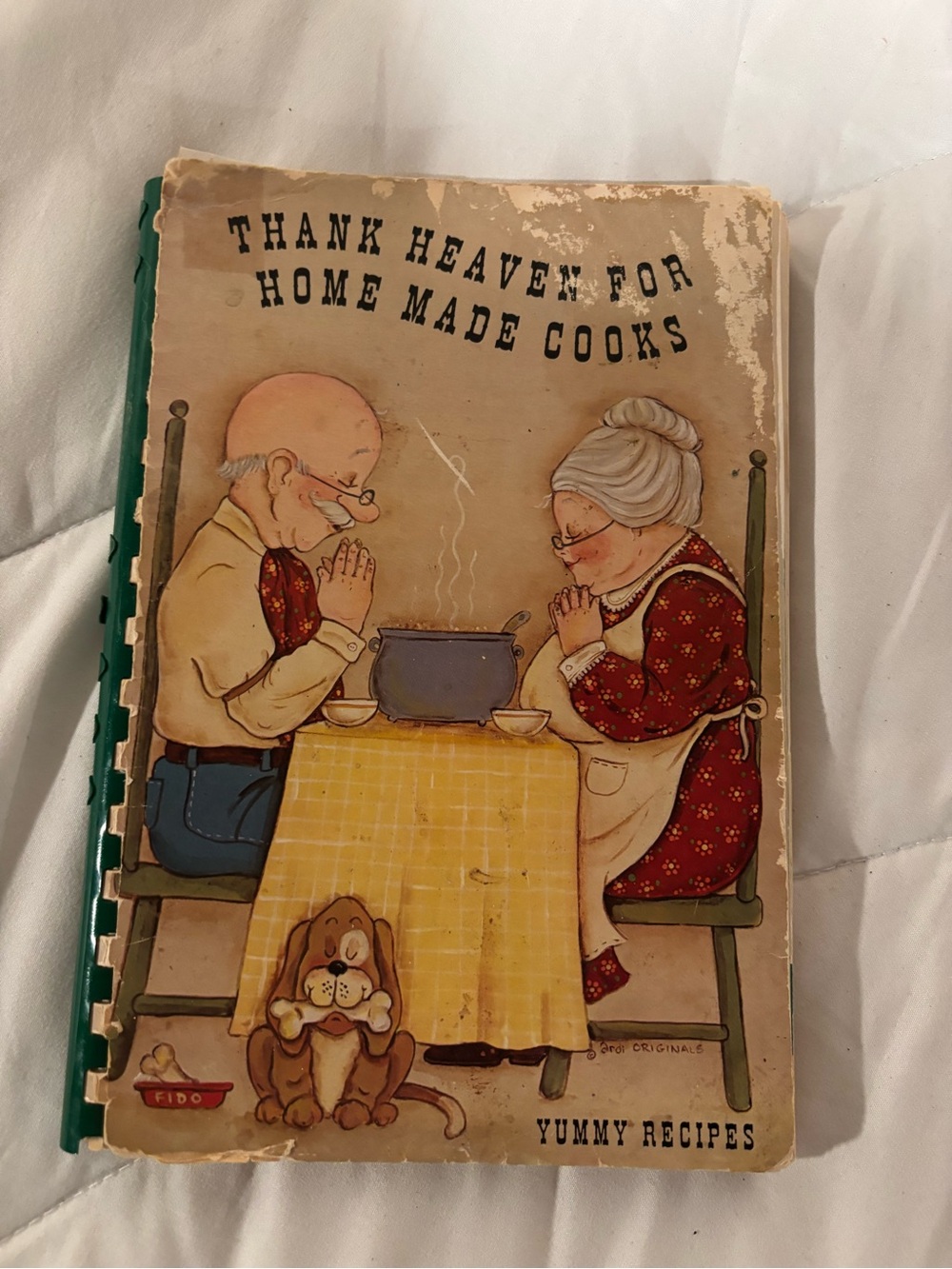Thank Heaven for Home Made Cooks Recipe Book - Spiral book- great recipes!
